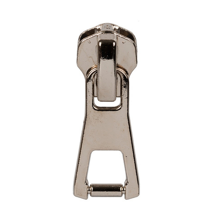 "Gamma" замок к молнии   металл  т. 8   замок-автомат, цв.никель