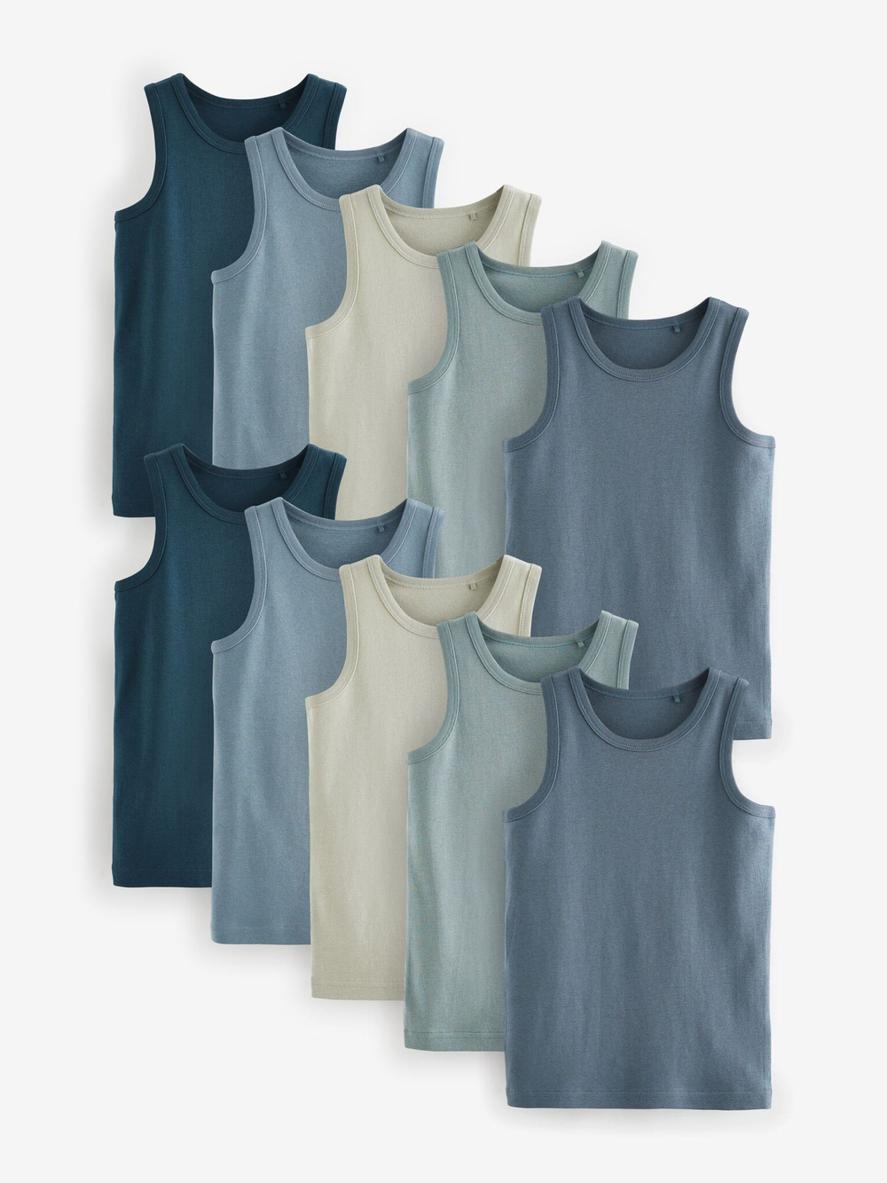 Майка для мальчика Next 434-841, 10 шт., Синий