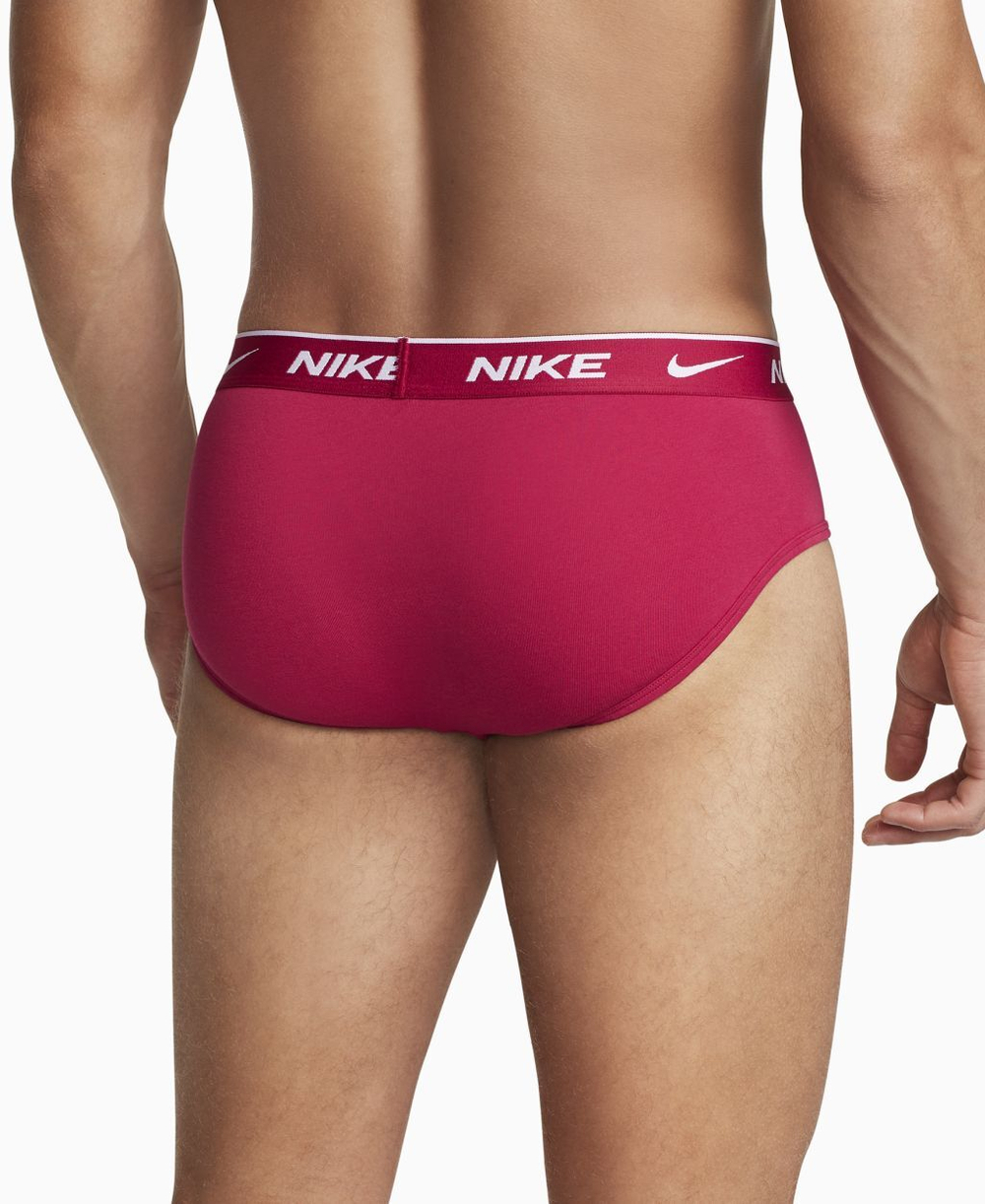 Мужские спортивные боксеры Nike Everyday Cotton Stretch Brief 2P - mystic hibiscus/obsidian
