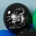 Шар (12''/30 см) Военная техника, Ассорти, пастель, 2 ст, 25 шт.