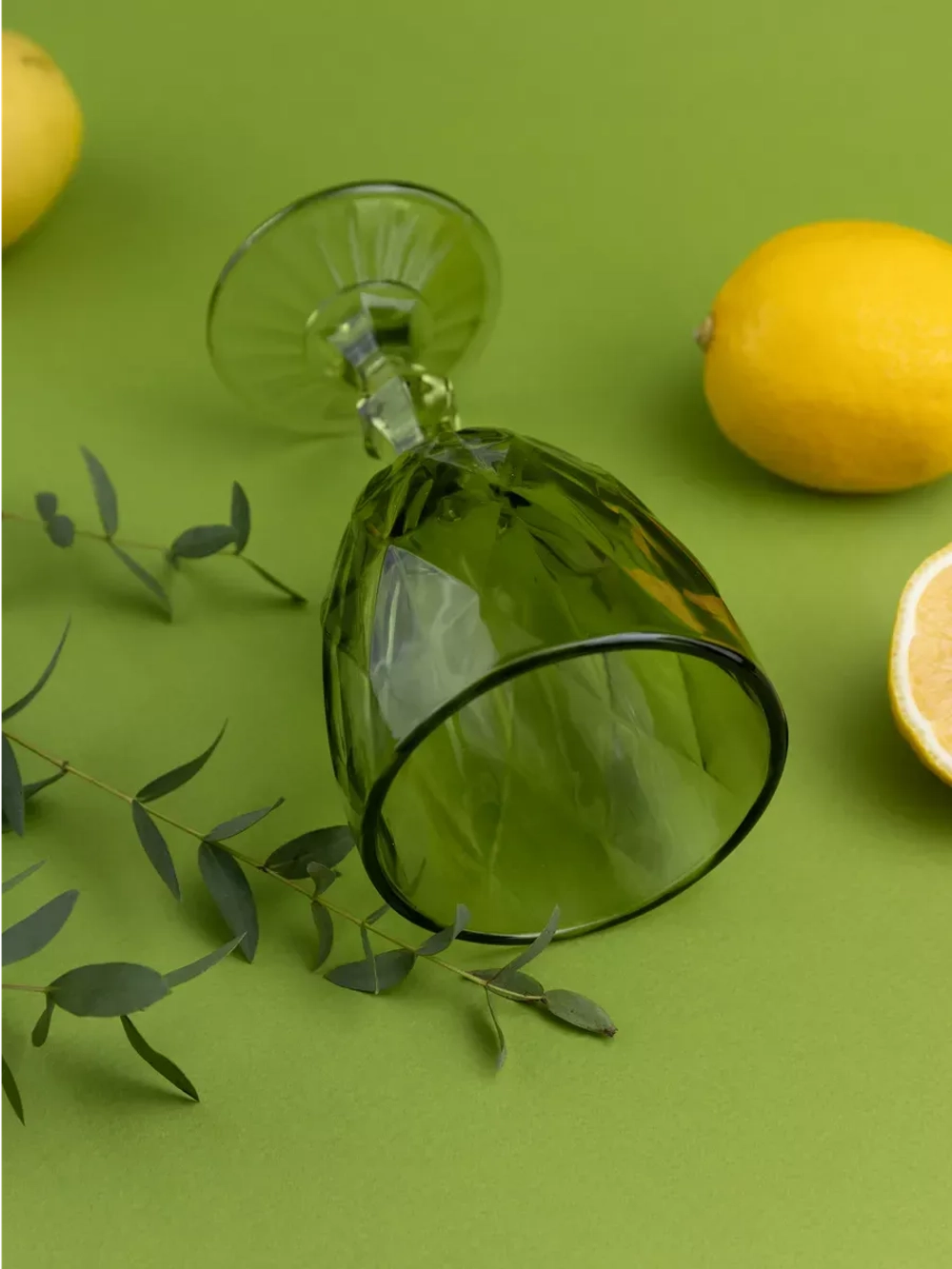 Набор фужеров для вина, 330 мл, 6 шт. зеленый