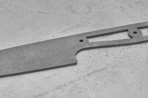 Заготовка для ножа, сталь VG-10 2,8мм. Модель "Аппарель НУ155" с клинком 155мм, ТО 62-63HRC