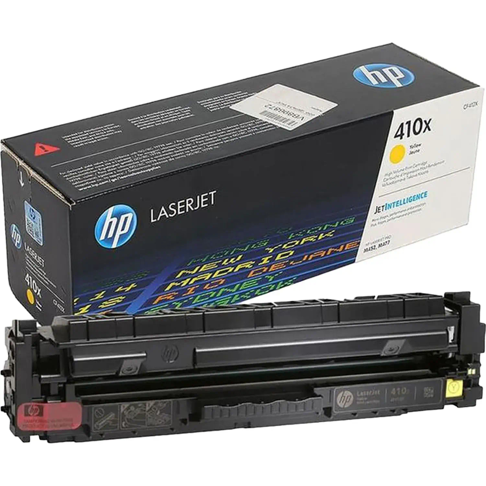 Картридж лазерный HP 410X CF412X жел. пов.емк. для CLJ M377/M452/M477