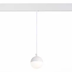 ST358.543.07 Магнитный трековый светильник подвесной Белый LED 1*7W 4000K 520Lm Ra>80 120° IP20 D90x СКАЙЛАЙН 48V