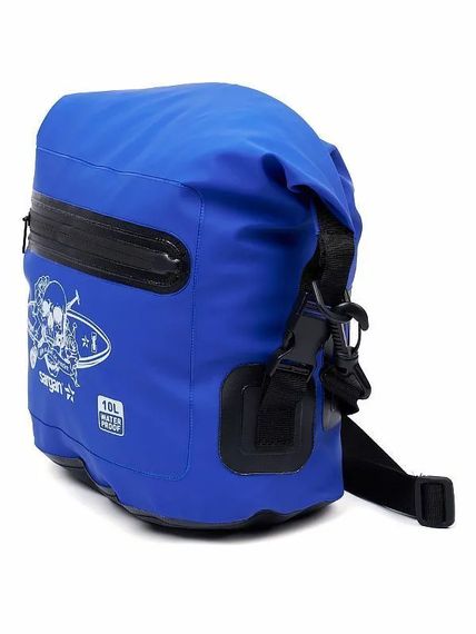 Гермосумка через плечо Sargan Скелетон-САП/Пляжка с доп.карманом 10 л синий