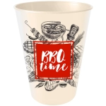 Набор для пикника с декором, 25 предметов на 4 персоны (светло-бежевый)