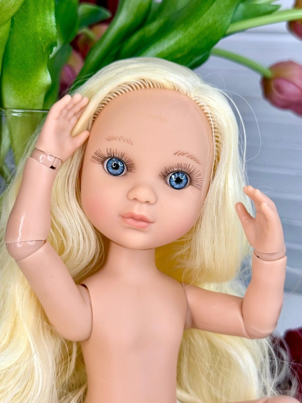 Кукла BERJUAN виниловая шарнирная 35см Ева (4820A2)