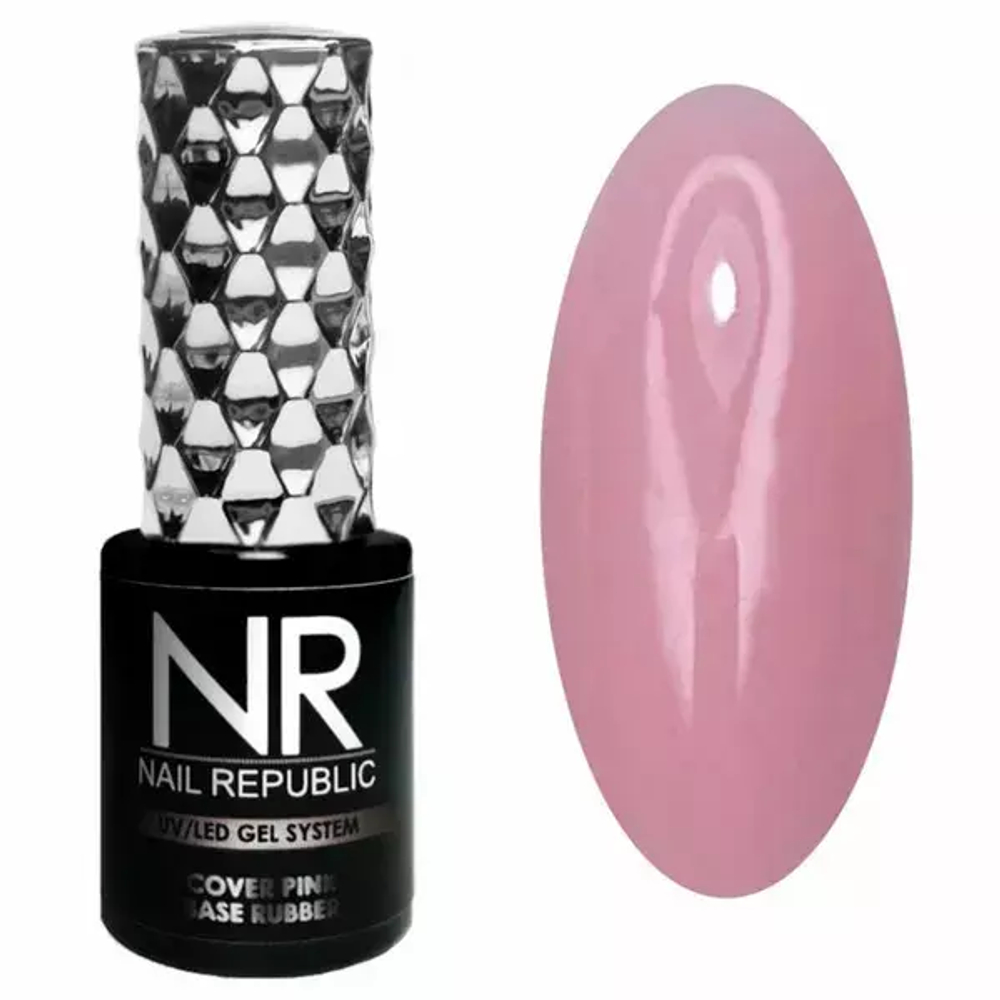 Nail Republic Cover base rubber 006, 10 мл