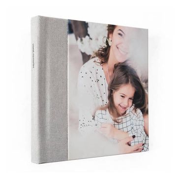 Фотокнига 20x20 ткань лен "Rock"