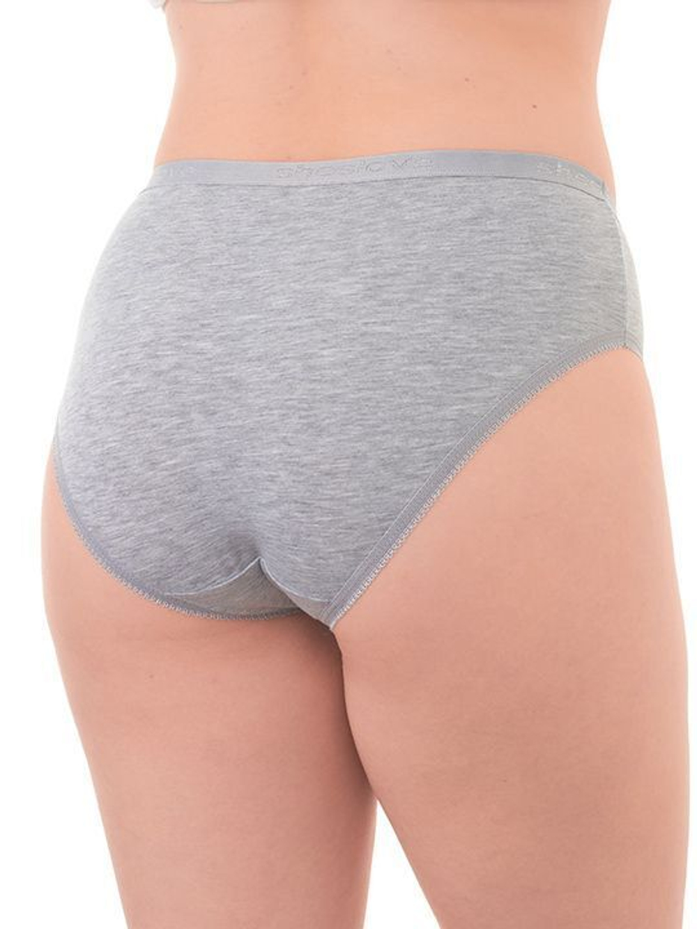 Слипы средней посадки со спорт-резинкой (Размер: XL) (Цвет: бежевый)