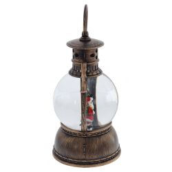 GAEM Изделие декоративное "Фонарь" (подсвет, муз, вьюга, 3хААА н/п +USB), D 10 см, L11 W11 H24 см