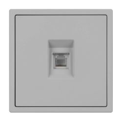 Механизм телефонной розетки SCT-NOBE-MTL1-SFPL-IS (RJ-11, 4C) (Arlight, Никель) 061893