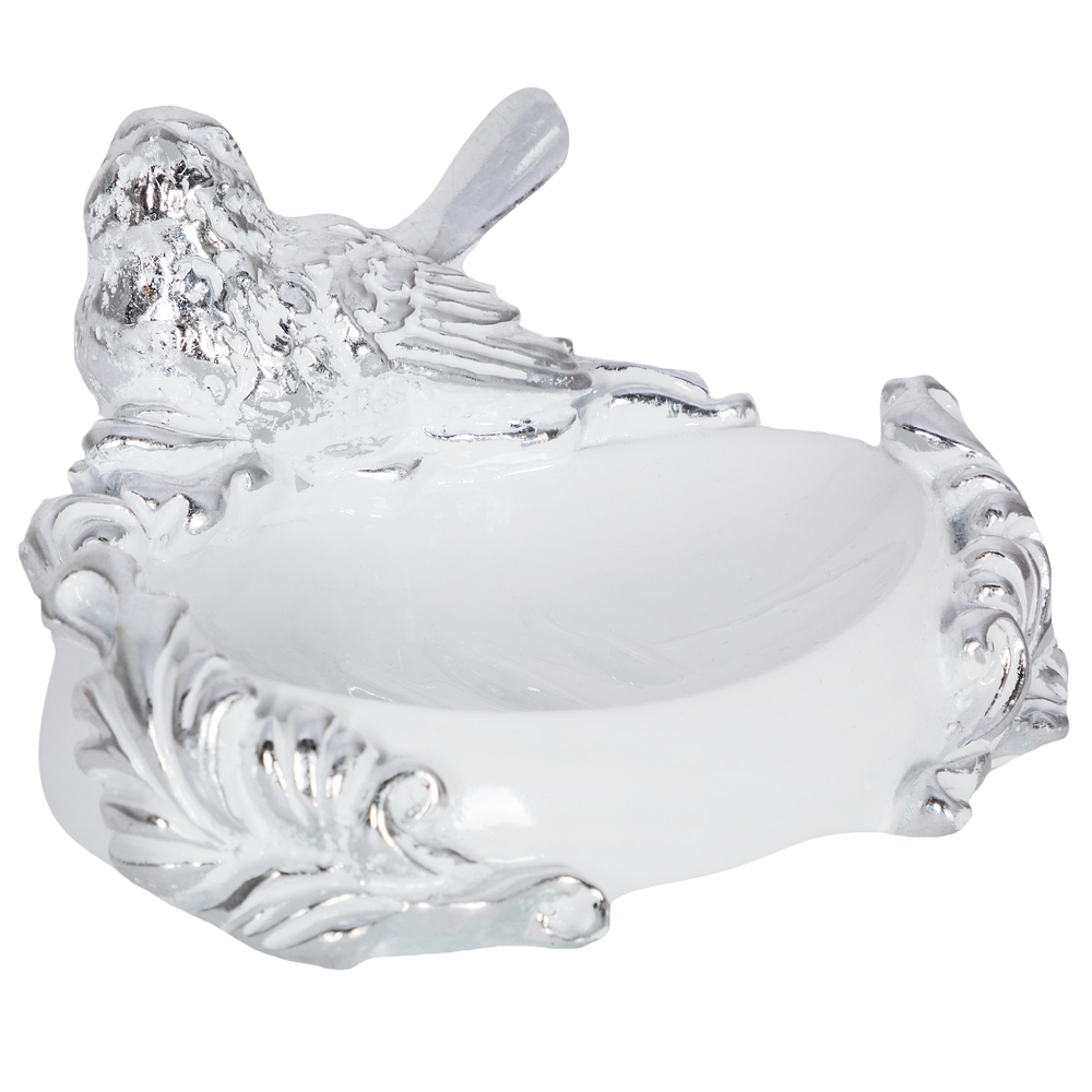 Мыльница Птичка Терра Белый