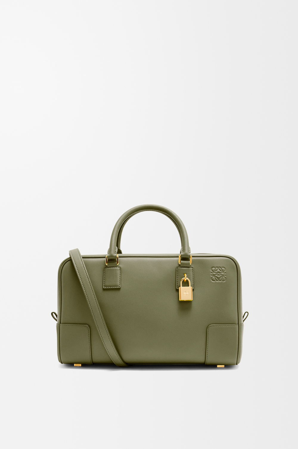 Loewe Сумка Amazona 28 из телячьей кожи наппа, зеленый