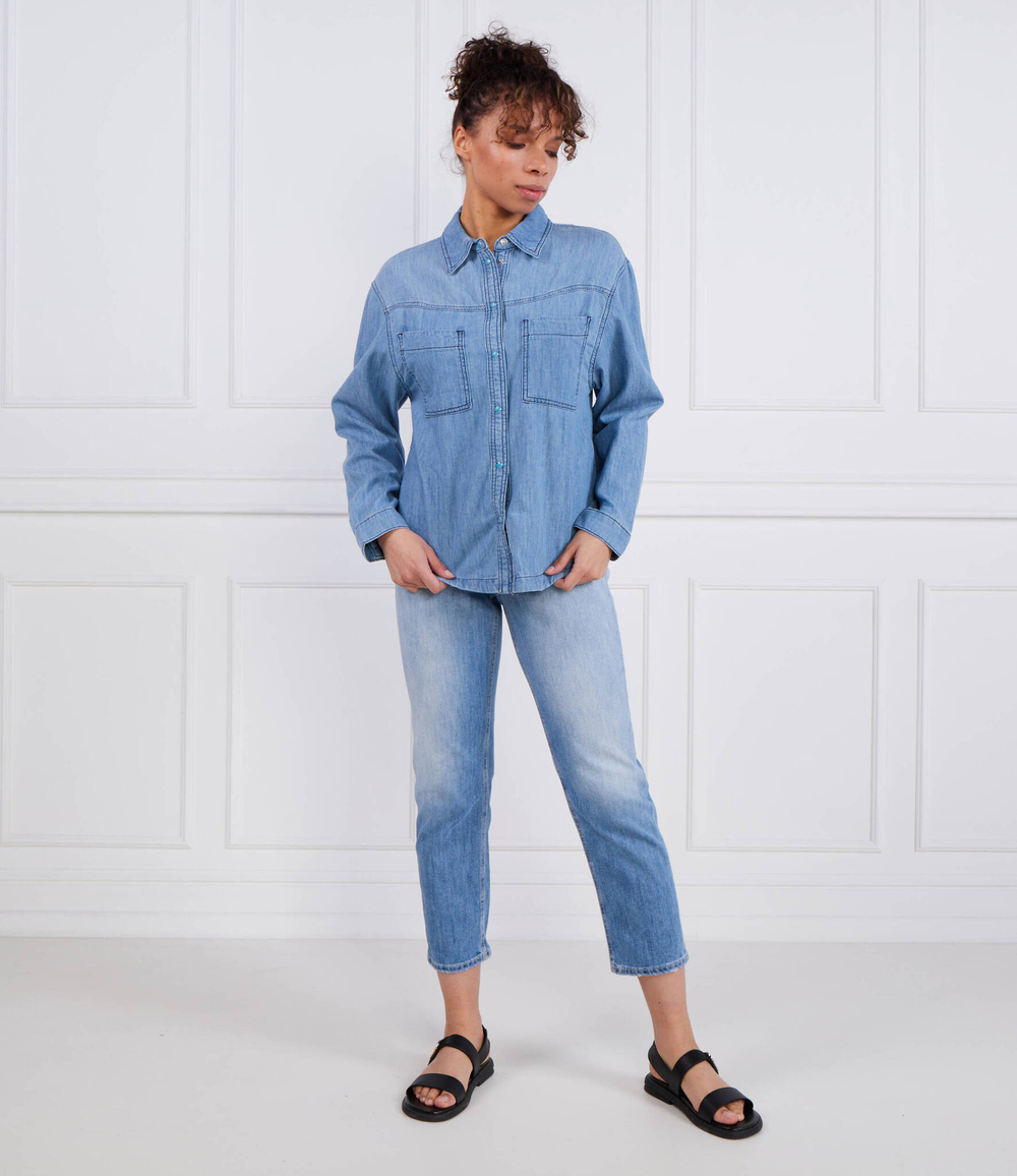 Рубашка Ba&amp;sh - голубой(1E23ANCE)