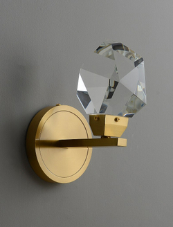 Настенный светильник 9701W/1 brass