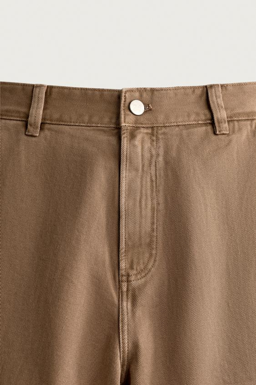 ZARA ШОРТЫ КАРГО RELAXED FIT СО ШВАМИ, КОРИЧНЕВЫЙ
