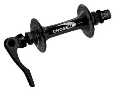 Втулка передняя 32 отв, черная, алюм, ось cr-mo М9, с эксц.A1031 32 BK