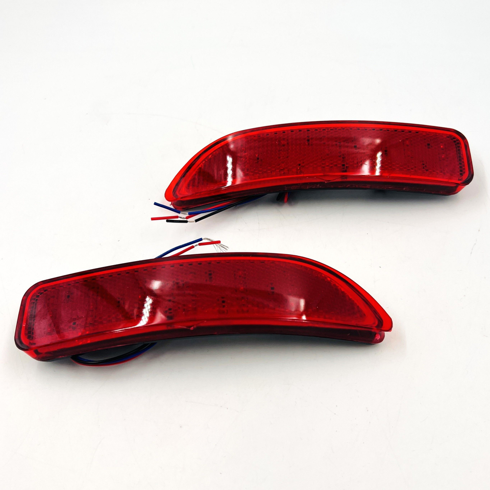 Катафоты диодные 2 режима в задний бампер для Лада Ларгус, Renault Logan фаза I 2 шт