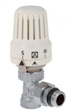 Клапан термостатический Valtec 1/2" угловой с термоголовкой арт. VT.047.N.04 для радиаторов