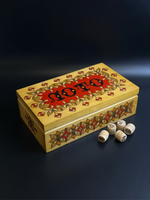 Русское Лото в деревянной коробке. Настольная игра СССР