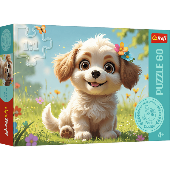Puzzle - &quot;60&quot; - To be a puppy! / Trefl
