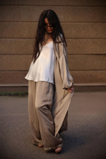 кимоно из мягкой ткани с шелковистым отливом