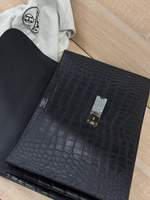 Портфель Hermes из кожи крокодила