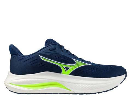 Кроссовки для бега мужские Mizuno Wave Inspire 22 M Черно-Лайм