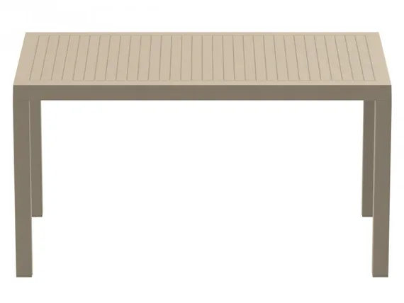 Пластиковый стол Ares 140х80 бежевый