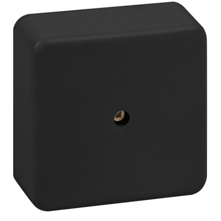 Распаячная коробка ЭРА BS-B-100-100-30 для кабель-канала черная 100х100х30мм IP40