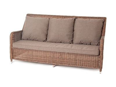 Диван трехместный Гляссе, коричневый Арт.: YH-C3579W-2 brown