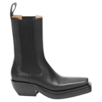 Bottega Veneta Short Chelsea Boots Women"s Black