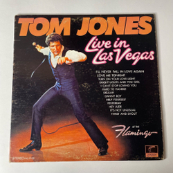 Винтажная виниловая пластинка LP Tom Jones Live In Las Vegas (Canada 1969)