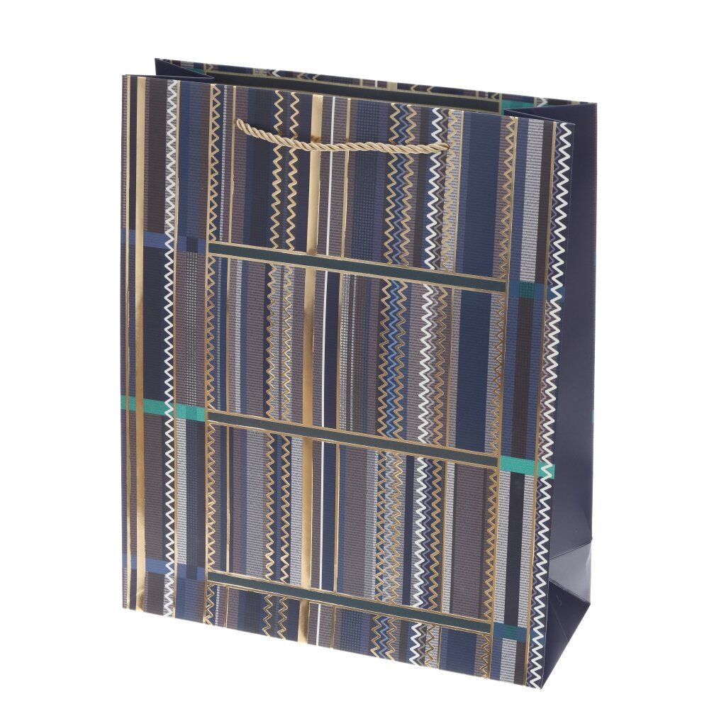 GAEM Пакет подарочный (бумага 210г/м2, блок микс 12шт), L26 W10 H32 см, 4в.