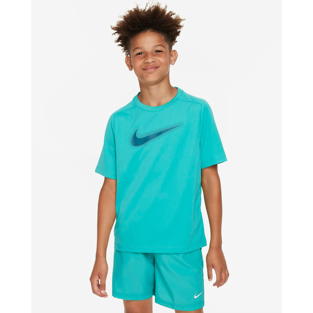 Одежда для тенниса Мальчики, Футболка NIKE MULTI .