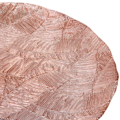 Тарелка 26см «Ривьера»розовое золото