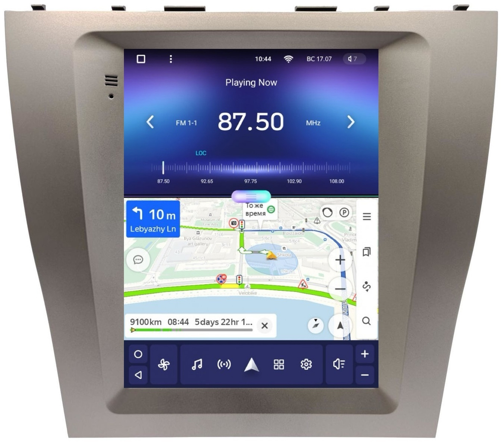 Магнитола Toyota Camry 40 2006-2011 (климат) - Teyes TPRO 2 экран 9.7" в стиле "Тесла" на Android 10, ТОП процессор, 4G SIM-слот