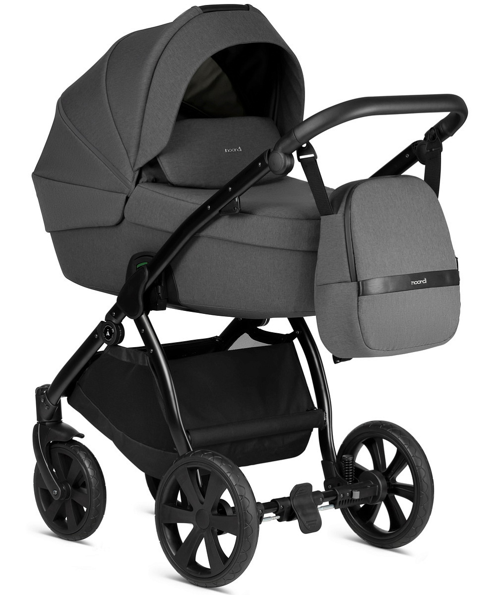 Детская коляска Noordi Luno All Trails 3 в 1 с автокреслом Terra Black 1012610 Ocean Wave