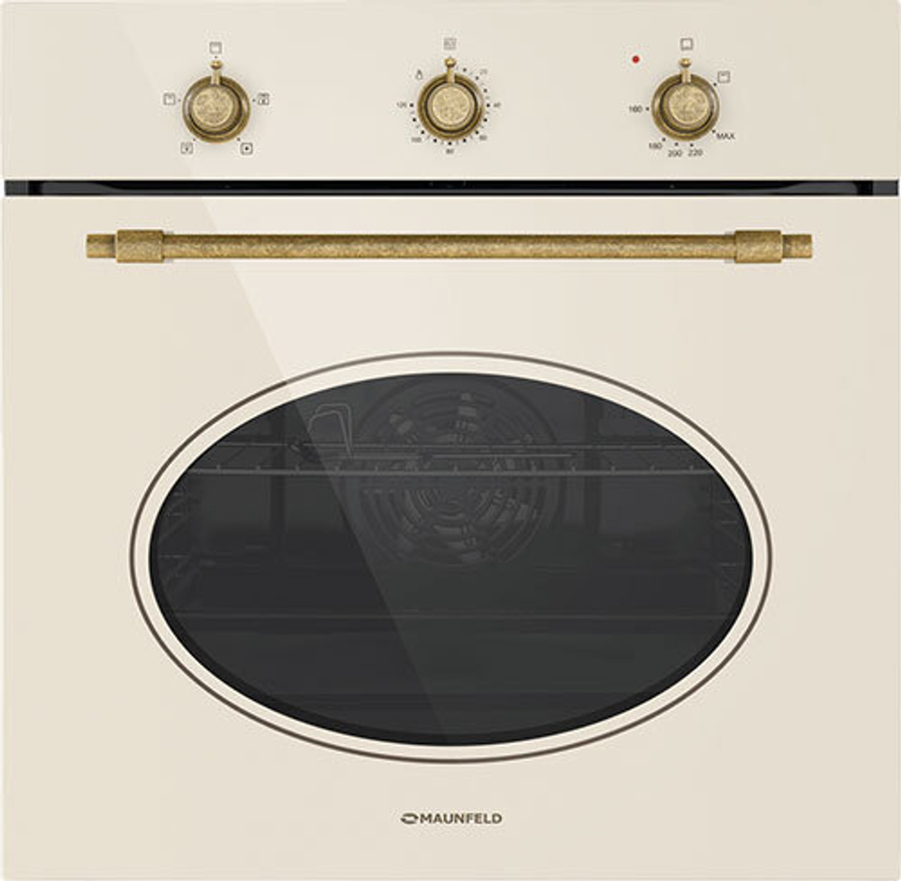 Газовый духовой шкаф Maunfeld EOGC604RIB.MT Slim