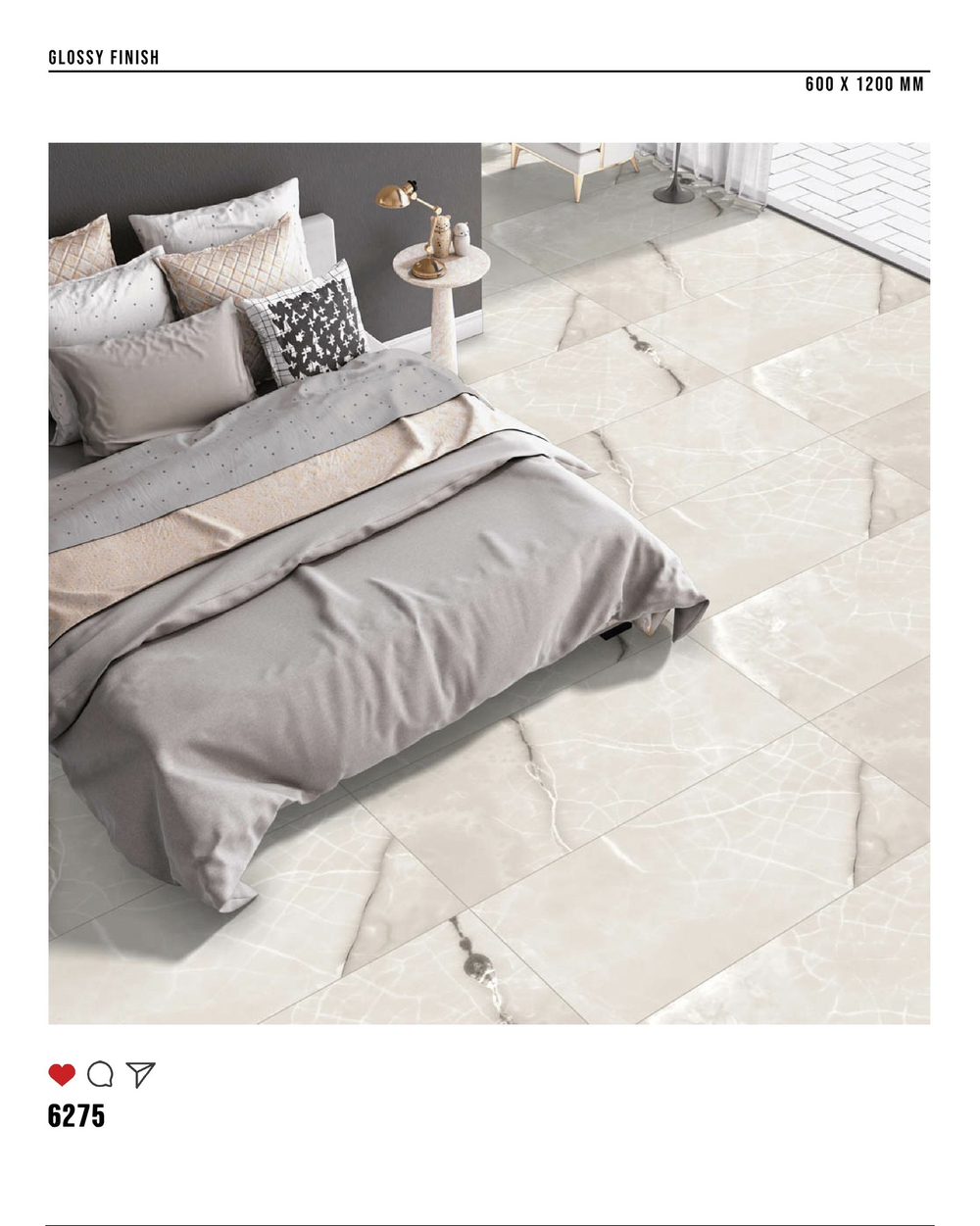 Керамогранит glossy №3 60х120, 6275