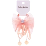 Резинки для волос детские 2шт «КОНФЕТКИ», бантики, микс 5 цветов, d-3см