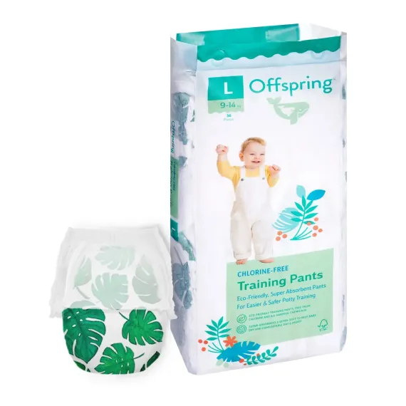 Подгузники-трусики Offspring L 9-14 кг, 36 шт, тропики