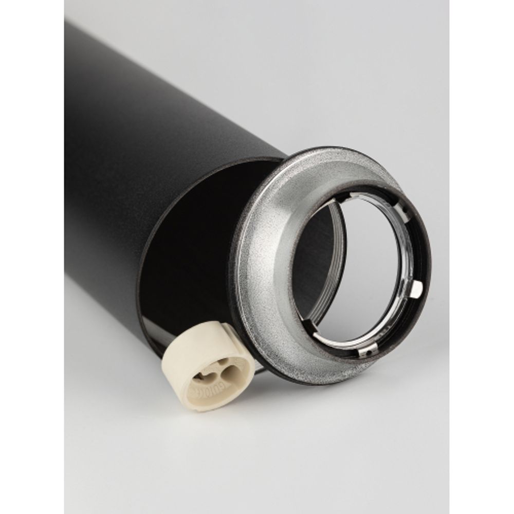 Светильник подвесной ЭРА PL1 GU10 BK 300 под лампу MR16 GU10 черный | Подвесные светильники