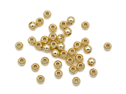 Бусины металлические 4мм (20 штук)