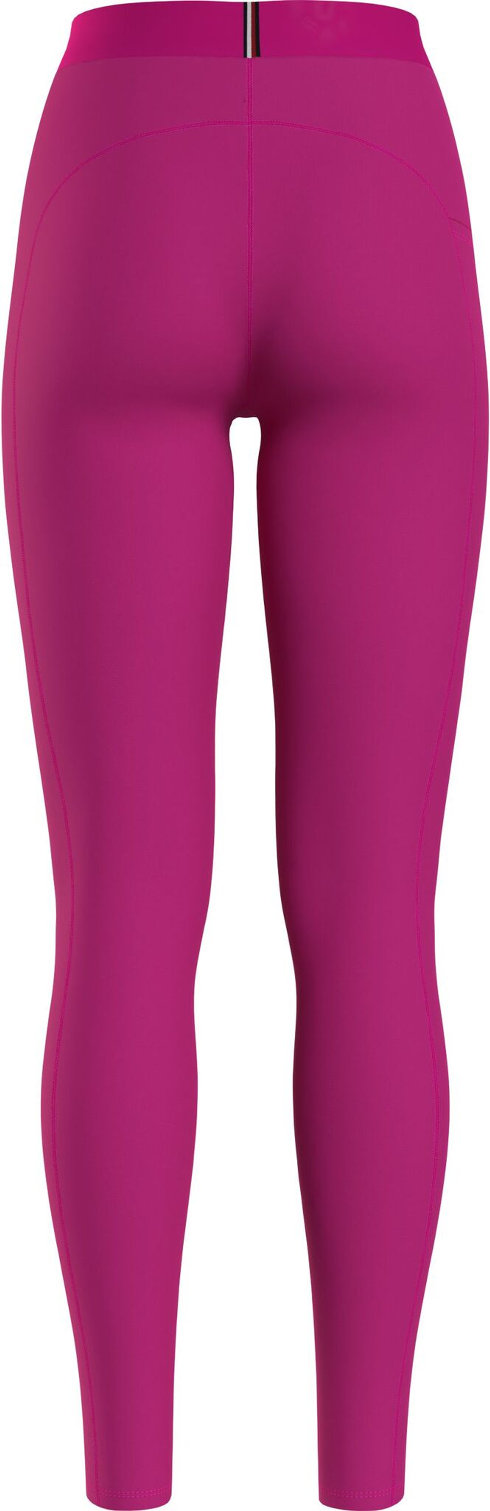 Leginsy Tommy Hilfiger HW Branded Tape Ess Legging - Фиолетовый