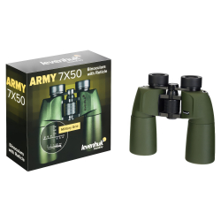 Бинокль Levenhuk Army 7x50 с сеткой - Азотное заполнение