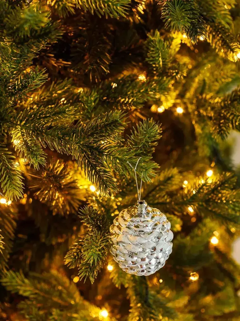 Елка с гирляндой «Грацио» (Литая+пвх) 210 см / 2,1 м