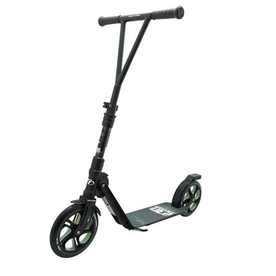 Городской Самокат Tech Team Astor 230 черно-зеленый  2020