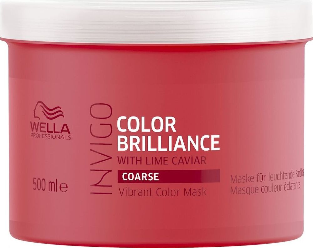 Wella Invigo Color Brilliance Маска-уход для защиты цвета окрашенных жестких волос 500 мл
